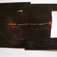 connection piece with score lines and red points