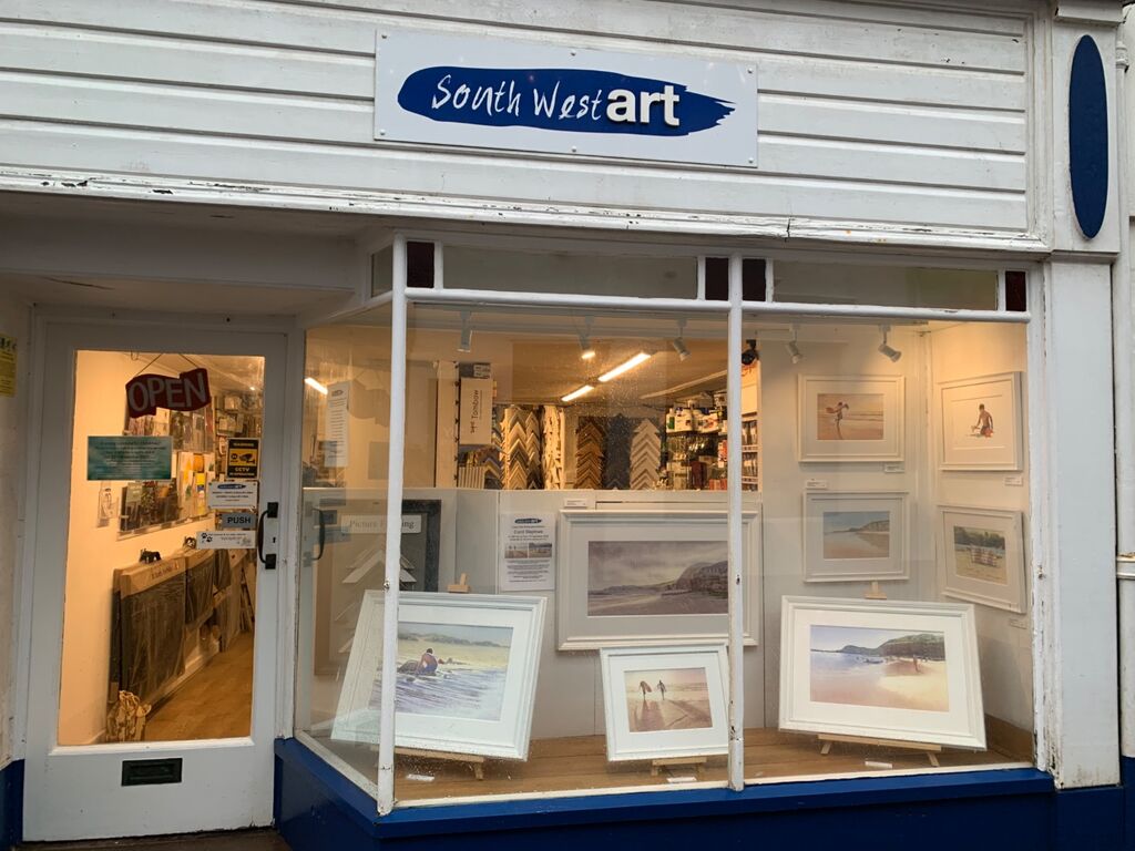It was fun to see my paintings displayed in 'South West Art'...