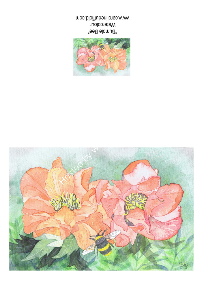 Bumble Bee A6 Card