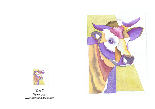 Cow 2 A6 Card