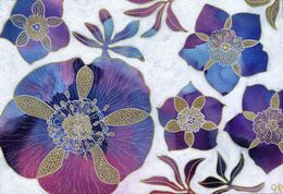 Purple Hellebores
