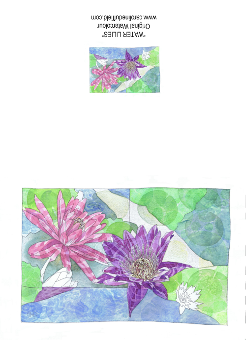 Waterlilies A6 Card