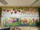 Fuchsia mural