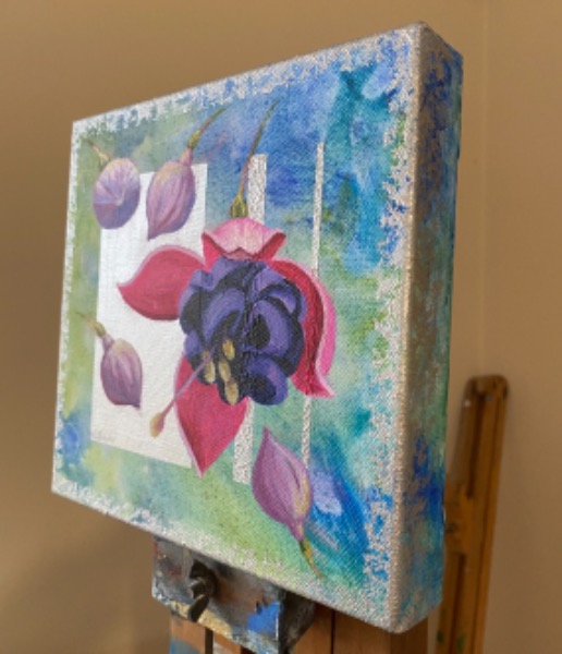 Dancing Ladies on Pastels and Silver