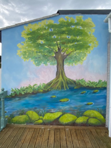 Tree of life mural