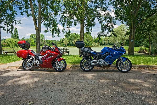 Our Bikes at Mauvezin Lake