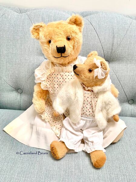 Ruby and Rosa - 1930's Chiltern Bears with WW11 Provenance