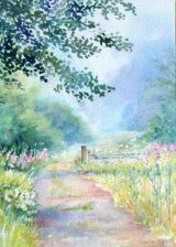 Early Morning Walk (Watercolour)