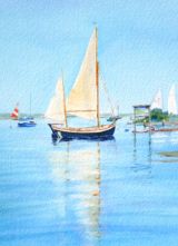 Flood Tide, Blakeney III (Watercolour)