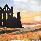 Whitby watercolour - unframed £25