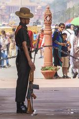 Guarding the India Gate