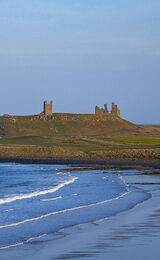 Dunstanburgh Castle from the bay