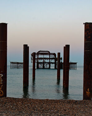 The Old West Pier | Brighton