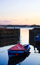 Beadnell Harbour at Sunset
