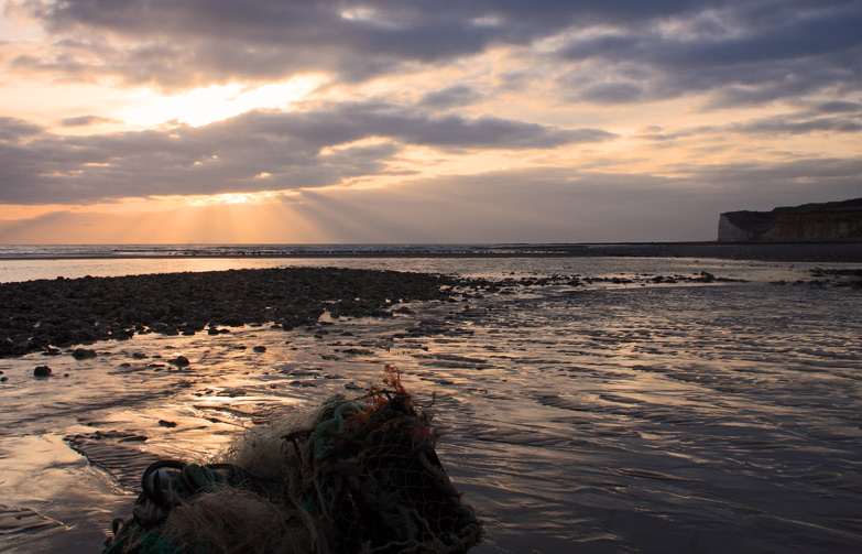 Sunset over Cuckmere Haven, Sussex
