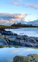 Sunrise at Dunstanburgh