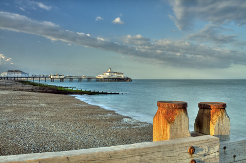 Pier at Sunset, Eastbourne, Sussex