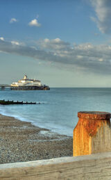 Pier at Sunset, Eastbourne, Sussex