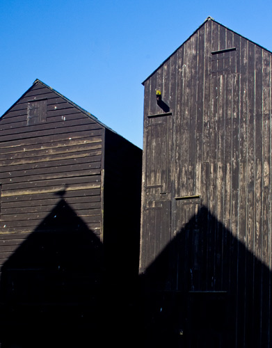 Fishing Net Huts at the Stade, Hastings