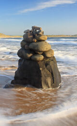 Beach Sculture Embleton Bay