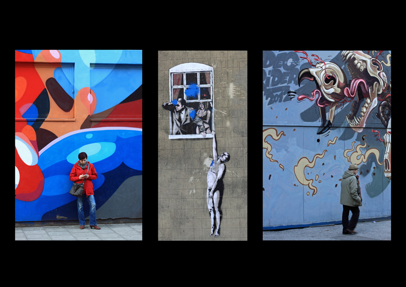 Triptych Colourful Bristol
