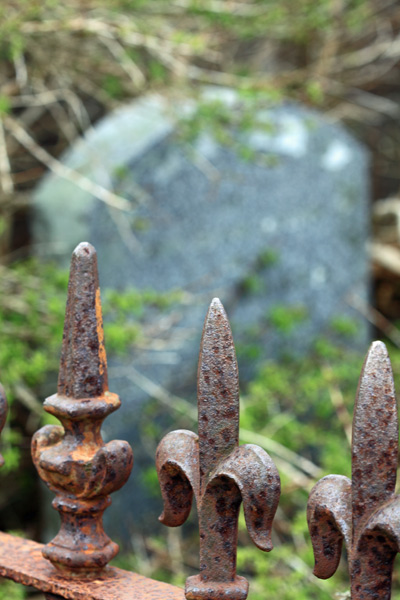 Grave slowly disappearing
