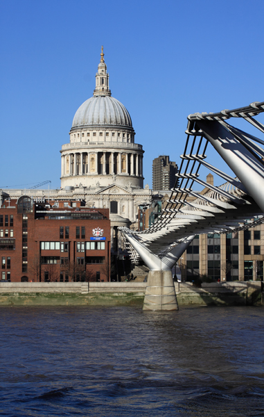 Looking back to St Pauls