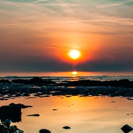 Sunset at Cuckmere Haven