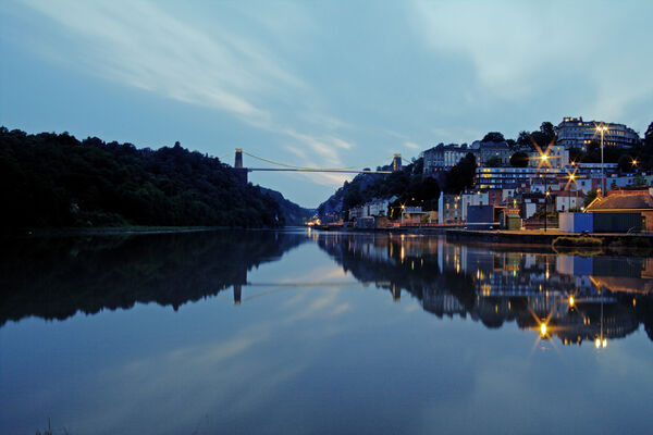 Clifton Suspension Bridge at Sunset