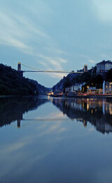 Clifton Suspension Bridge at Sunset