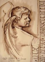 Angel in Wells Cathedral