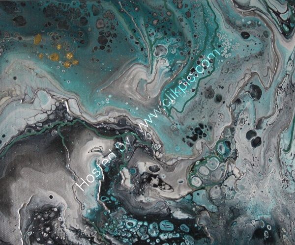 ACRYLIC POURING: THE 7 REALMS (8x10x2.5 INCH)