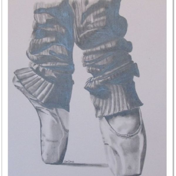 Ballet Shoes PENCIL DRAWING