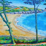 Barafundle through the trees