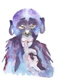 watercolour Baby Chimp