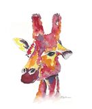 watercolour Giraffe