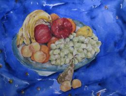 O Fruit Bowl Blue