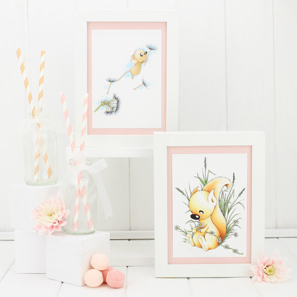 Little_Acorns_Framed_Peach_Postcard_collection