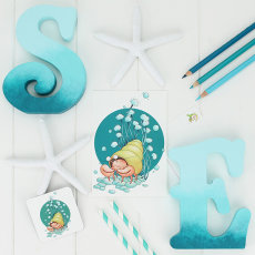 "Little Nipper" stationery & gifts " from the "Briny Blue" Collection