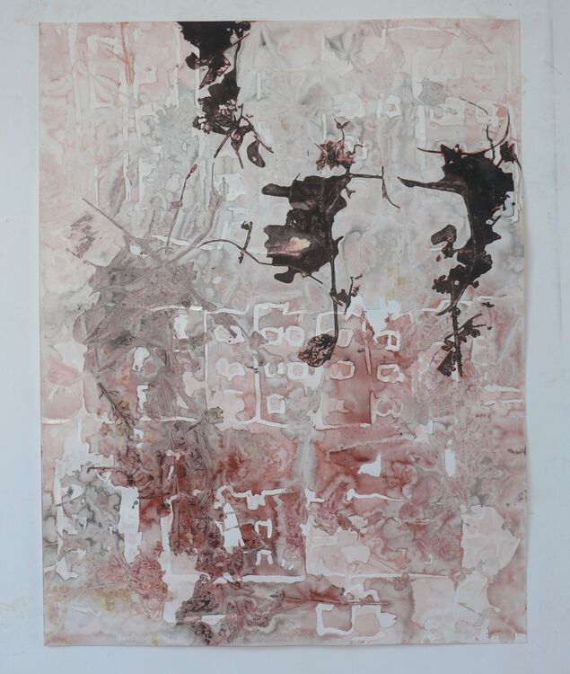 Buried City 1 watercolour on paper 65x50cm 2020