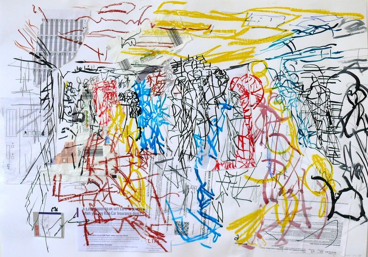 Figure drawing 60x80cm paper 2019