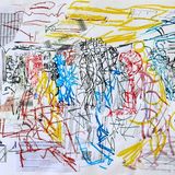 Figure drawing 60x80cm paper 2019