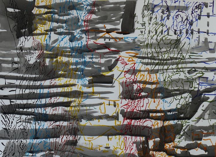 Loss and Lucidity 2 ink on paper 56x76cm