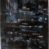Hamburg 3, mixed media on paper 76x56cm