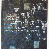 collage, acrylic, ink on paper 76x56cm 2019