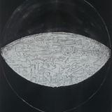 Dark City acrylic on black paper 65x50cm 2020