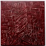 City 1, 20x20cm acrylic on canvas, 2020
