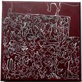 City 2, acrylic on canvas 20x20cm 2020