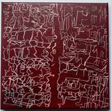 City 4, acrylic on canvas 20x20cm 2020