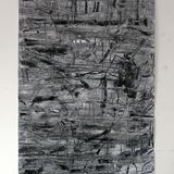 Composition, city and lines 120x80cm acrylic on paper 2020